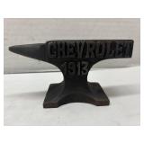 Chevrolet Cast Iron Miniature Anvil