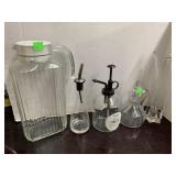 Pitcher, Soap Dispenser, Vase and Misc