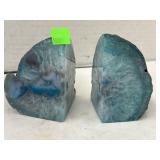Agate Bookends