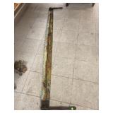 Antique crosscut handsaw with painting