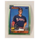 Jim Abbott Rookie Cup Card