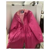 Pink Landï¿½s End nylon jacket (size?)