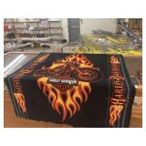 Harley Davidson fleece blanket