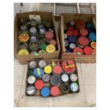 3cnt Boxes of nails and misc hardware