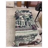 Victorian house throw blanket