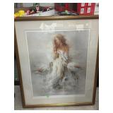 Framed Signed Art Print - Au Feminin' by Willem