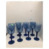 8cnt Large Blue Glasses