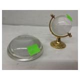 Glass Globe & Glass Paper Weight