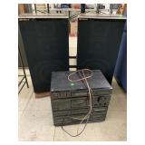 Pioneer Stereo Receiver and Fisher Speakers