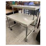 Metal Desk with Wheels