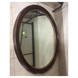 Vintage Oval Mirror