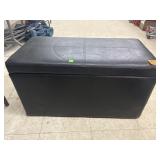 Faux Leather Ottoman / Storage
