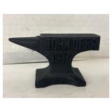 Miniature Cast Iron Anvil - John Deer 1937