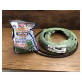 Bag of  Weed & Feed & Rain Bird Piping