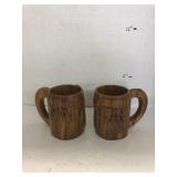 Wooden Mai Tai Mugs