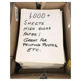High Gloss Paper Sheets