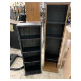 2cnt DVD Shelves, missing one shelf