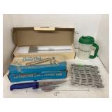 Cookie gun, Magic knife/fork, antenna pole m