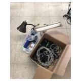 Desk Lamps, Cords, Pens, Misc