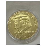 Donald Trump commemorative Take America Back coin