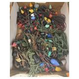 Vtg Christmas Lights Flat