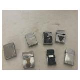 Vintage Lighters including Zippo