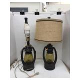 Pair of VTG Lantern Lamps