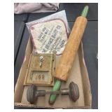Vgt Rolling Pin & Misc Flat