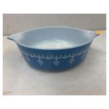 Vintage Pyrex Snowflake Garland Dish