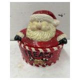 Ceramic Santa Candy Jar