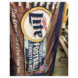 NFL Miller Lite Flag Approx 32x58