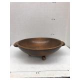 Wooden Footed Serving Bowl