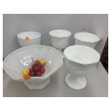Milk Glass Lot