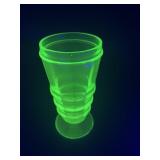 Uranium Glass Shaker - no lid
