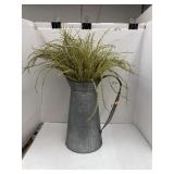 Galvanized Pail w/ Greenery