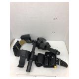 Police Belt w/ Holsters & Baton