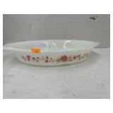 Pyrex Floral Divided Casserole Dish