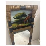 Lambert Hitchcock-style wall mirror