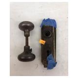 VTG Doorknob & Lock Plate