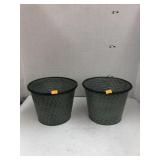 2cnt Metal Planters