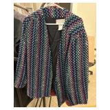 D.K. Gold Embroidered Blazer