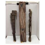 Tribal Wood Carved Figure / Items