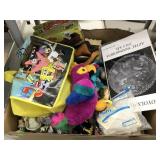 Misc Box of Toys and Decor