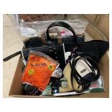 Box of Purses and Misc