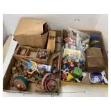 2 Flats of Misc Toys