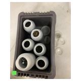 Box with Jars of Screws with Lids