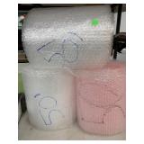3 Rolls of Bubble Wrap