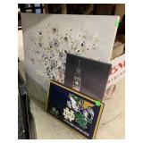 Note Dame Decor and 2 Canvas Art