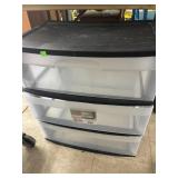 3 Drawer Plastic Storage