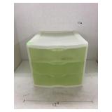 Sterilite 3-drawer storage cube w/2 lip gloss